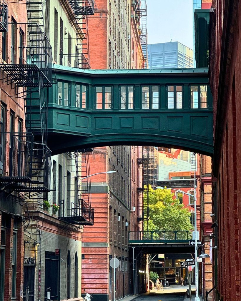 Staple y Jay street skybridge en Tribeca
