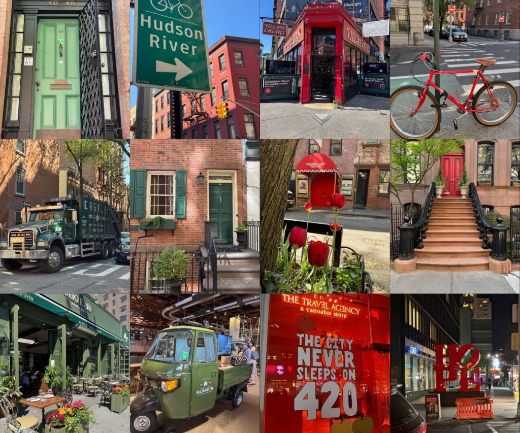 Trend de fotos de un color en Nueva York.