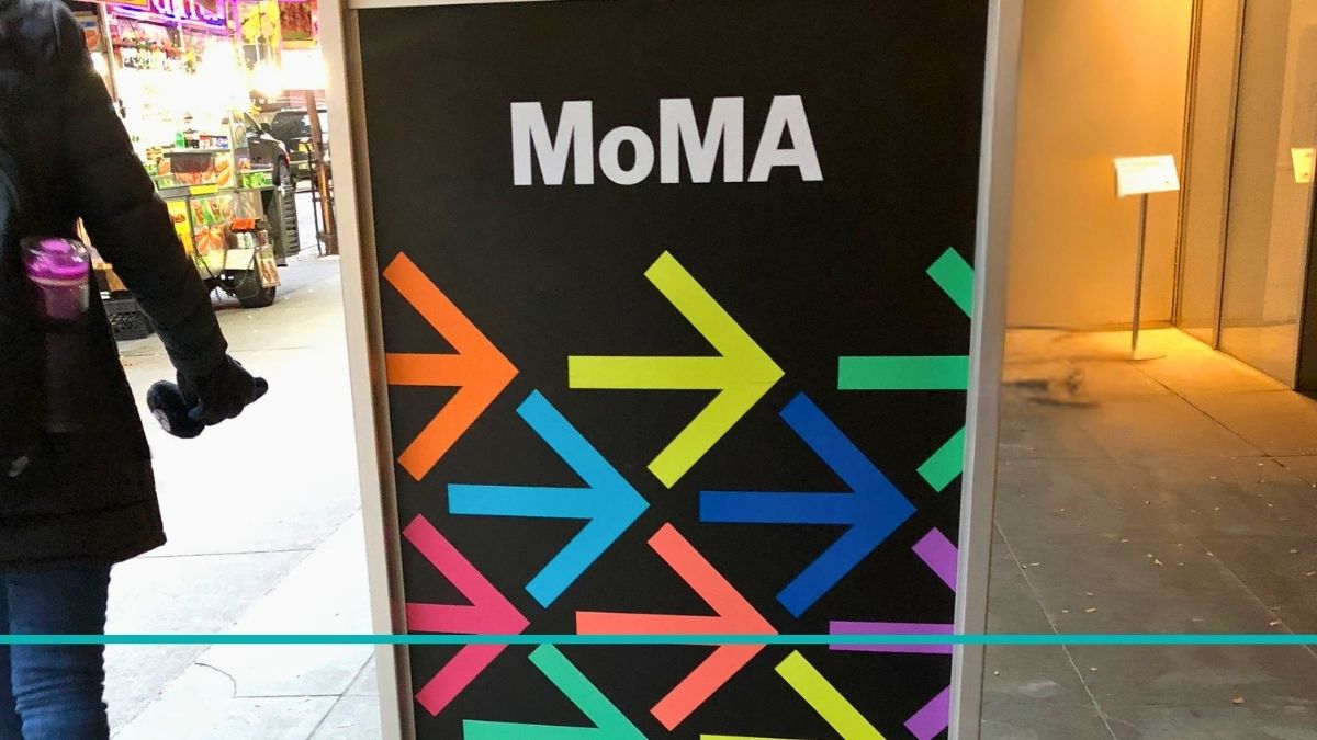 Entrada al museo moma de Nueva York